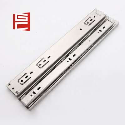 Top quality 3-fold SUS 304 stainless steel drawer channel