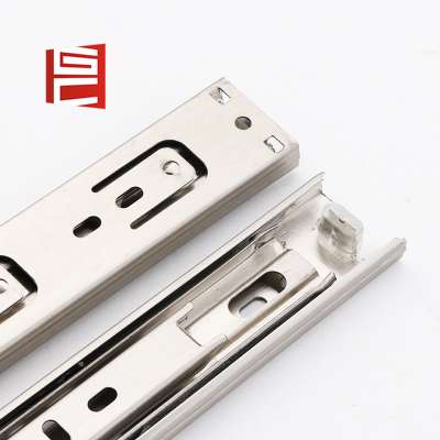 China Hardware Stainless Steel telescopic extension drawer slides